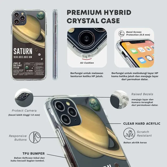 Premium Hybrid Crystal Case Custom (v2)