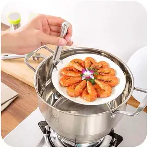 Alat Penjepit Jepit Mangkok Rantang Piring Panci Panas Stainless Steel