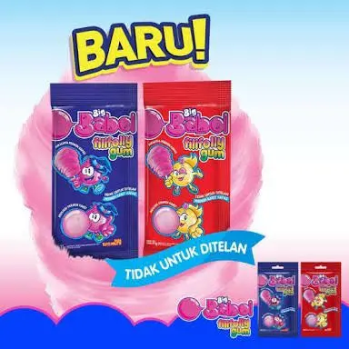 Big Babol Filifolly Gum Permen Karet Kapas 11 gram