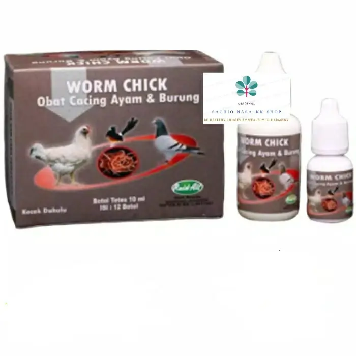 WORM CHICK 10ml Obat Cacing Ayam Burung RAID ALL 1