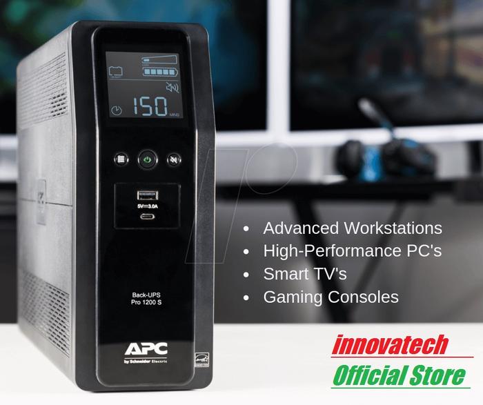Gambar APC BR1200SI PRO UPS 1200VA 720WATT GAMING USB SINEWAVE LCD DISPLAY dari Innovatech Official Kota Administrasi Jakarta Pusat Tokopedia
