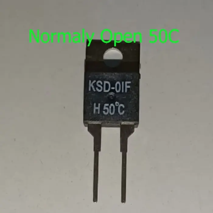 KSD-01F KSD01 H 50C NO Thermal Switch Temperature Sensor Thermostat