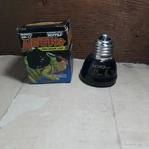 HEATING MINI CERAMIC 40 WATT ND-13 LAMPU PEMANAS REPTIL KURA KURA