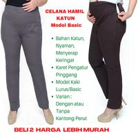Gambar celana hamil model lurus dari farelizashop Kab. Bantul 1 Tokopedia