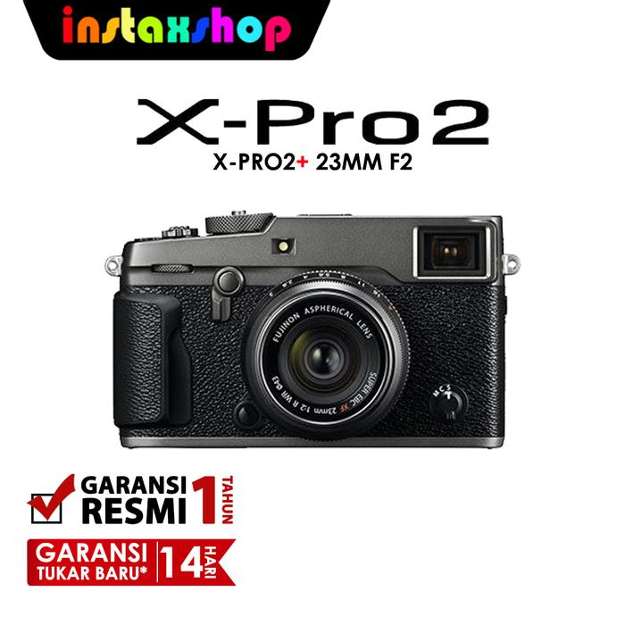 Gambar Fujifilm X-PRO2 XPro2 + XF23mm F2.R WR Graphite Edition Garansi Resmi - XPRO GRAPHITE dari Instaxshop Kota Bandung Tokopedia