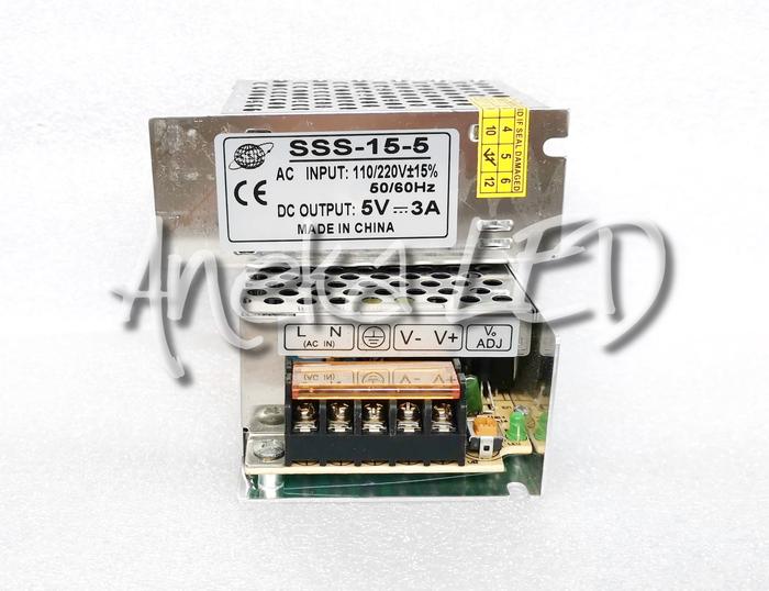 Gambar Power Supply Switching 5V 3A dari Aneka LED Kota Surabaya Tokopedia