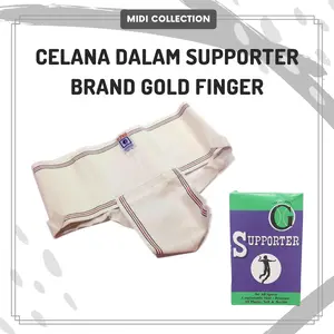 Celana Dalam Supporter Merek Gold Finger Aman asli SNI Untuk Hernia Turun Berok Murah nyaman