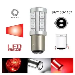 Lampu Led Sein 1157 33 SMD Kaki 2 DC 12V BUKAN STROBO Mobil Motor Car