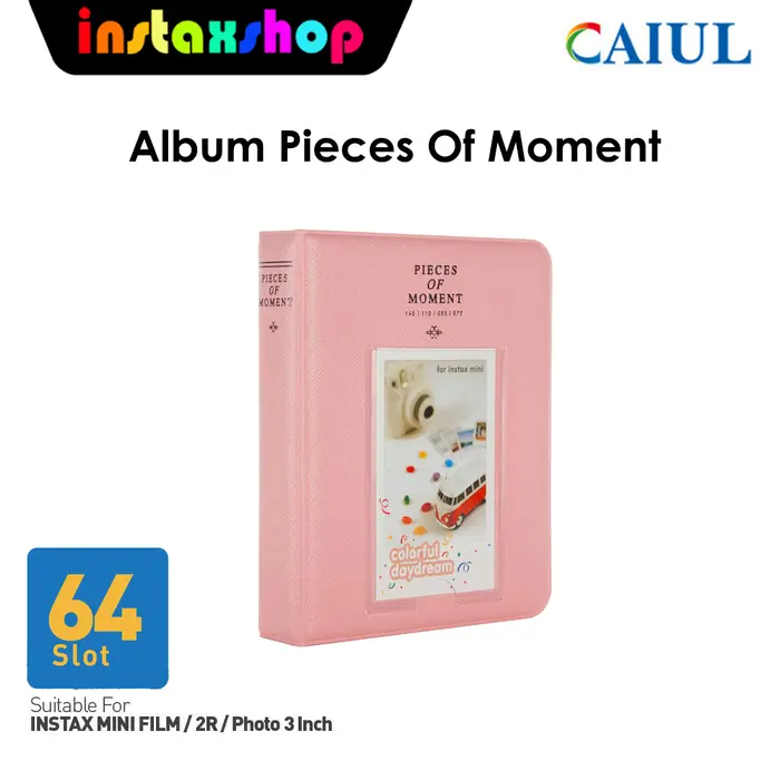 Gambar Album MINI Piece of Moment 64 Foto Fujifilm Instax Mini/Photo 2R - Biru dari Instaxshop Kota Bandung 5 Tokopedia