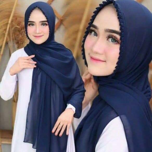 Gambar pasmina lipit tali terbaru dari zaka collection Kota Surabaya Tokopedia