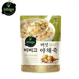 Bibigo Bubur Dengan Jamur Dan Sayuran 450gram