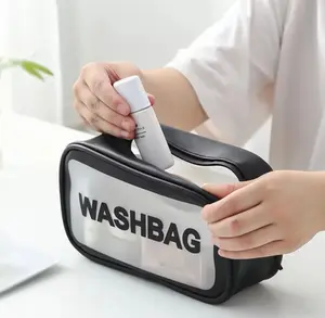 POMPON Waterproof Travel Washbag Toiletry Bag Tas Alat Mandi