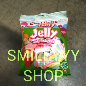 CORNICHE FLUFFY JELLY MARSHMALLOWS 70GR IMPOR MURAH