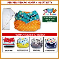 Gambar Clodi Pempem Velcro Insert Litty | Popok Bayi dari Jove's Corner Kab. Sleman 1 Tokopedia