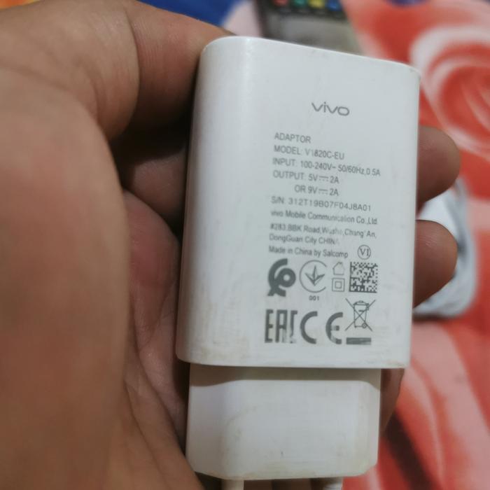 Gambar Adapter Charger Vivo S1 Z1pro Bekas Ori 100000000000% dari omjok Kota Administrasi Jakarta Utara Tokopedia