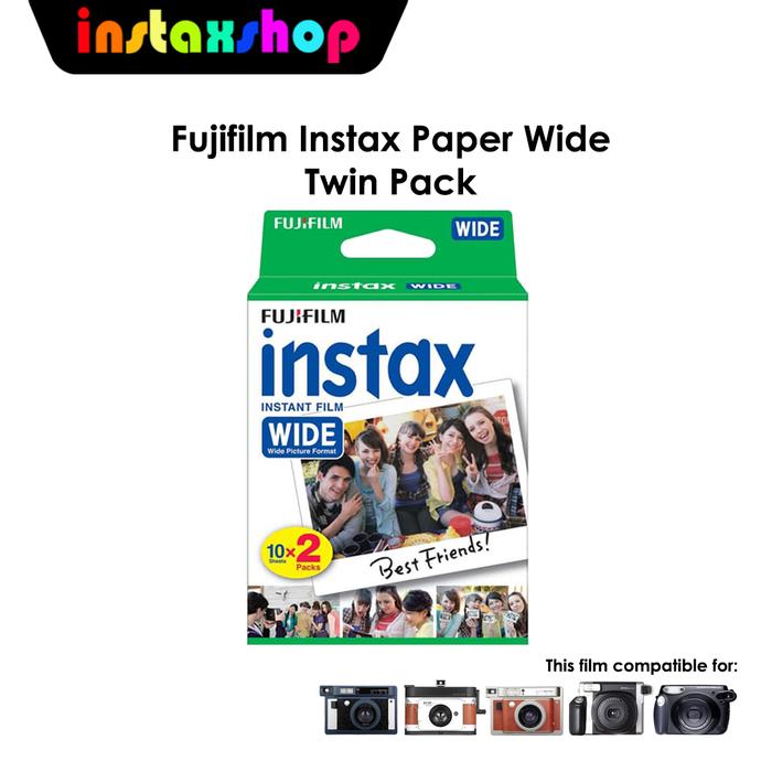 Gambar FUJIFILM Instax Wide Film Twinpack 2x10 Lembar dari Instaxshop Kota Bandung Tokopedia