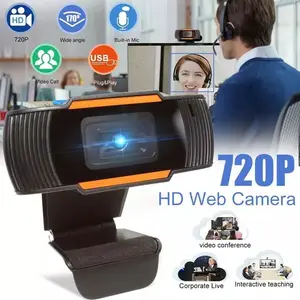 Webcam Autofocus HD 720P Built in Mic Microphone Web Cam Camera For PC