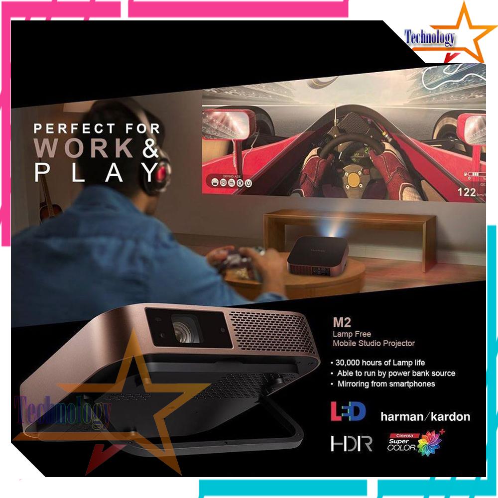 LED Proyektor Portable 1080P WIFI/Bluetooth/Harman Kardon 1200 Lumens