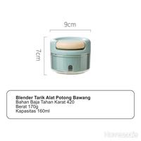 Gambar Blender Tarik Alat Potong Bawang Portable - Biru dari Homescaleid Kota Tangerang Selatan 4 Tokopedia
