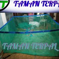 Gambar JARING WARING KERAMBA IKAN 2X2X1 JARING KOTAK HIJAU/WARING dari taman terpal-TAMAN GROUP-taman kusen-taman meuble Kota Tangerang 1 Tokopedia