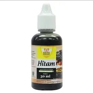 Bahan pewarna makanan alami hitam koepoe koepoe