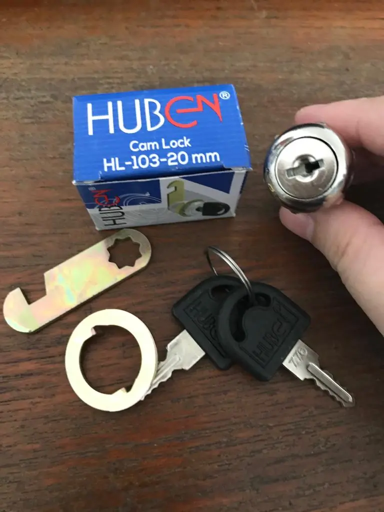 Camlock Huben Kunci Lemari HL - 103 20mm, 25mm, 30 mm