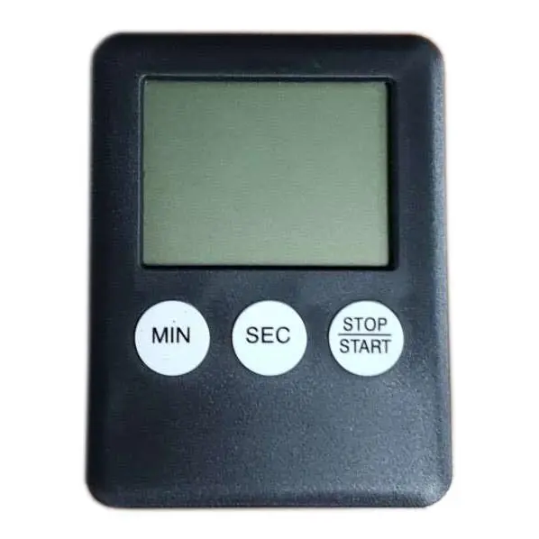 Yoiheng Mini Timer Masak Digital Dapur Minimalist Elegant - Hitam 2