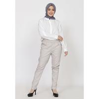 Gambar ZAHRA SIGNATURE Longpant Twill Riana - beige, 4L dari LEZAHRASIGNATURE Kota Bandung 4 Tokopedia