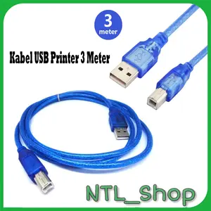 Kabel USB Printer 3M- USB CABLE PRINTER 3METER GOOD QUALITY