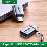 Gambar UGREEN OTG USB Type C to USB 3.0 OTG Adapter Alumunium alloy 50283 dari Edgecom Kota Administrasi Jakarta Pusat 1 Tokopedia