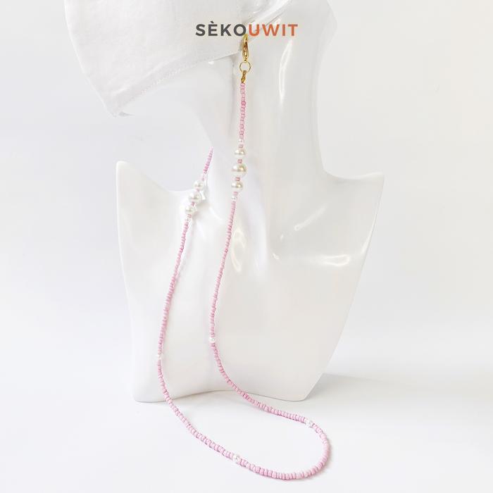 Gambar DIANELLA Tali Kalung Masker dan Kacamata - Mutiara / Face Mask Strap dari Sekouwit Kab. Bogor Tokopedia