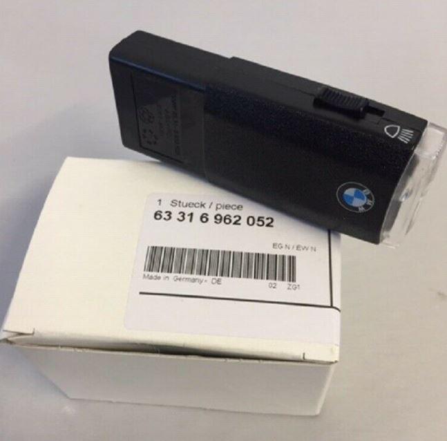 bmw glove box flashlight rechargeable Genuine in Car (63 31 6 962 052) Sports & Outdoors Didn't realize my BMW had
