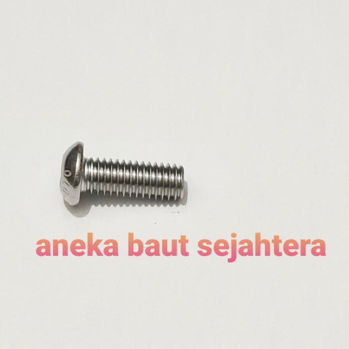 Gambar Baut L Button M8x16 Stainless Steel dari ANEKA BAUT SEJAHTERA Kab. Bekasi Tokopedia