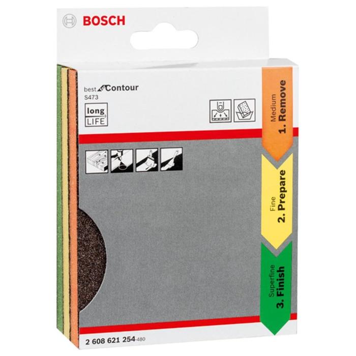 Gambar Bosch Foam Abrasive Set / Busa Amplas Set 3Pcs 254 dari Drill&Co Kota Administrasi Jakarta Barat Tokopedia