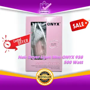 Hair Dryer Lipat Mini ONYX 938 Karakter 500 Watt
