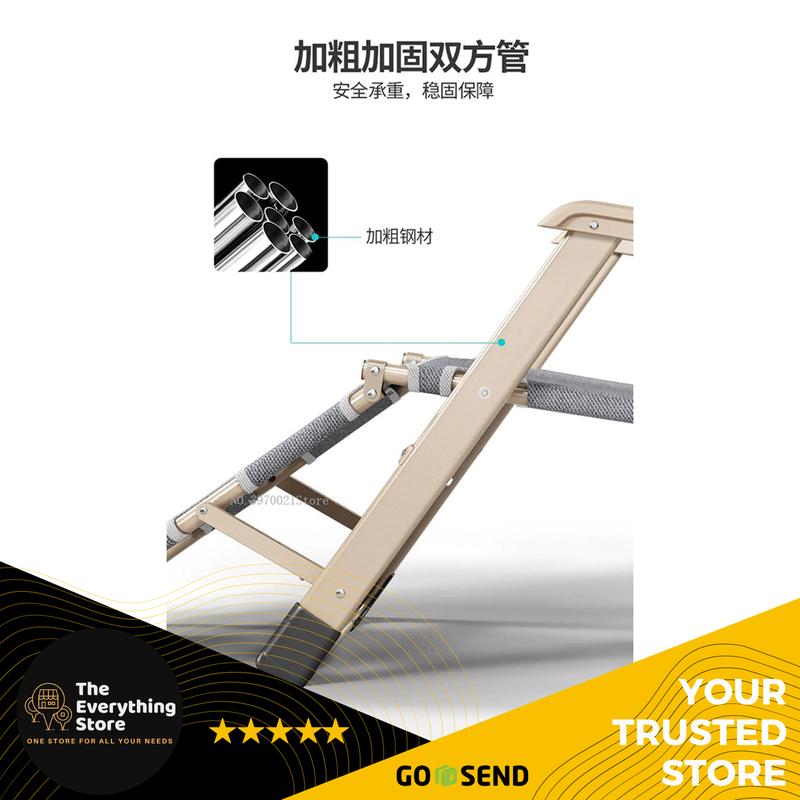 TheEverythingStore Kursi Lipat Portable Santai Piknik Zero Gravity 4