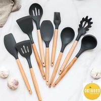 Gambar Sendok Sayur Spoons Gagang Kayu Solid Spoon OR-203B dari Ollahomeliving Kota Bogor 3 Tokopedia