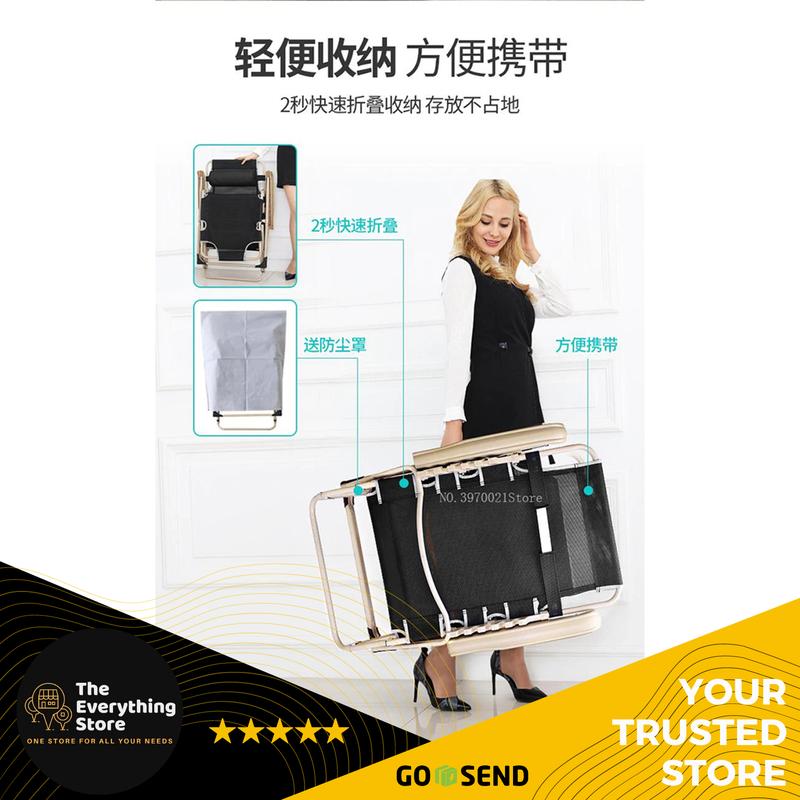 TheEverythingStore Kursi Lipat Portable Santai Piknik Zero Gravity 1