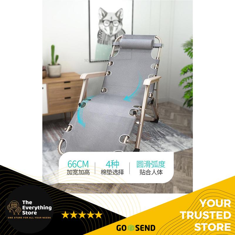 TheEverythingStore Kursi Lipat Portable Santai Piknik Zero Gravity 3