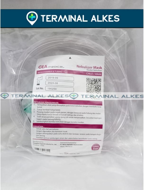 Oxygen Mask Nebulizer Anak-anak Gea Medical - Shop | Tokopedia