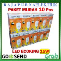 Gambar LAMPU LED BULB ECOKING 15W / 15 watt SUPER TERANG (PAKET 10Pcs) dari Rajapurna Elektrik Indonesia Kota Administrasi Jakarta Barat 1 Tokopedia