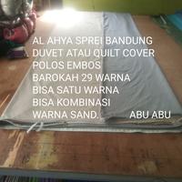 Gambar COVER DUVET  POLOS  UKURAN 275 X 235 -BAROKAH 32 WARNA dari AL AHYA SPREI BANDUNG Kota Bandung 1 Tokopedia
