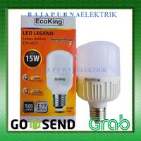 Gambar LAMPU LED BULB ECOKING 15W / 15 watt SUPER TERANG (PAKET 10Pcs) dari Rajapurna Elektrik Indonesia Kota Administrasi Jakarta Barat 4 Tokopedia