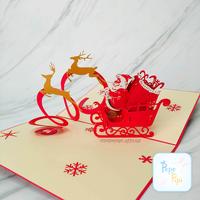 Gambar Pop Up Card Natal Rusa Pohon Santa 3D Kartu Ucapan Christmast Unik 4D dari Pepepipi Kota Bandung 5 Tokopedia