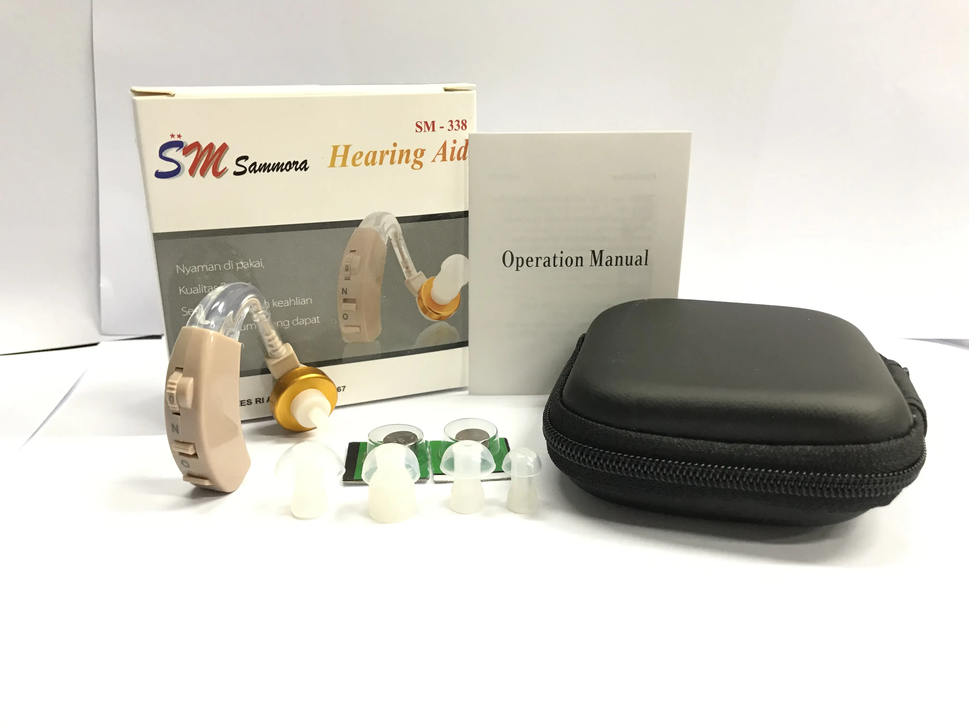 Hearing Aid Sammora / alat bantu dengar sm-338 / wireless / BTE