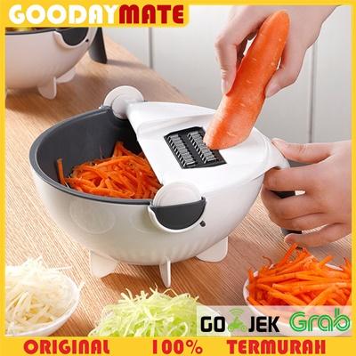 Gambar BEEMSK Parutan Serbaguna Mangkok Penampung Vegetable Slicer - PJ493 dari Goodaymate Indonesia Kota Administrasi Jakarta Barat Tokopedia