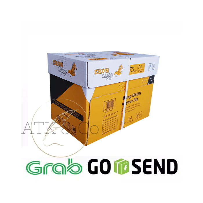 Gambar Kertas HVS F4 75gr Ekon Copy - Kertas Fotocopy Putih Folio 70gr Kualitas Paper One 1 Dus dari ATK & Co Kota Bandung Tokopedia