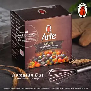 Tulip ARTE MIX Chocolate Coloring With Cocoa Butter Pewarna Coklat