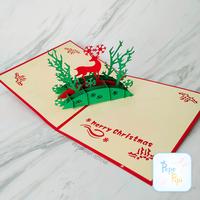 Gambar Pop Up Card Natal Rusa Pohon Santa 3D Kartu Ucapan Christmast Unik 4D dari Pepepipi Kota Bandung 2 Tokopedia