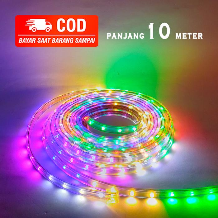Gambar LAMPU HIAS / LAMPU NATAL / LAMPU LED SELANG RBG / LAMPU WARNA WARNI dari Linektron Kota Medan Tokopedia